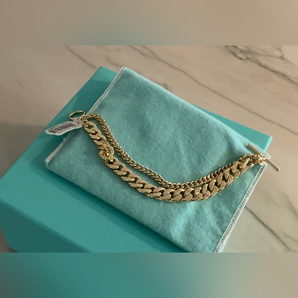 Dry Goods Gold tone Chain bracelet NWT - Picture 3 of 5